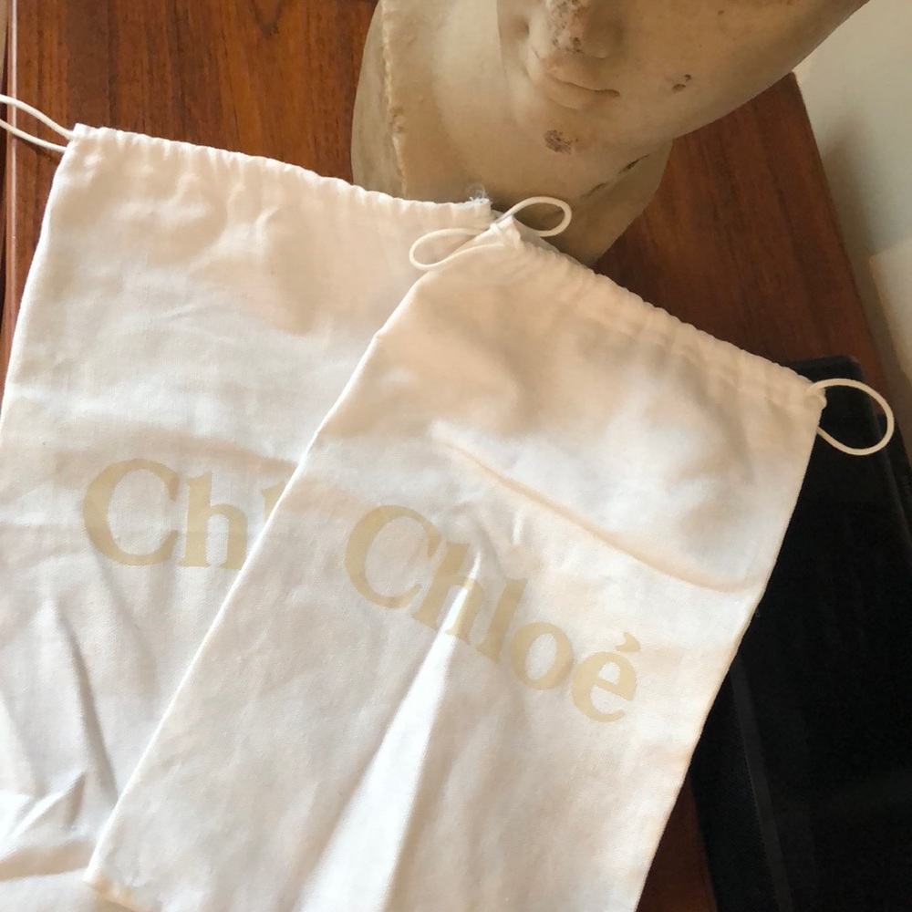 Set of two Chloe dust bags